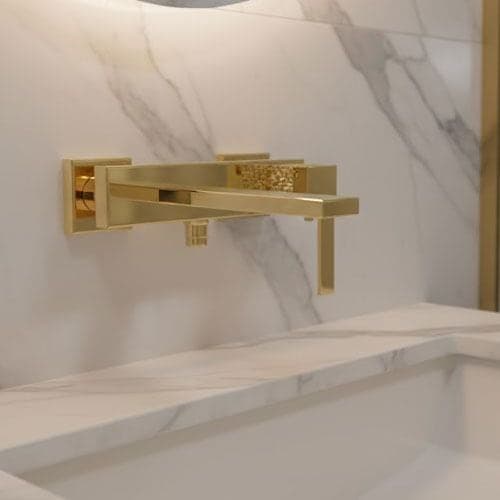 Kran Mixer Bathtub Ceramax GIVA VSQ238341JG Champaign Gold