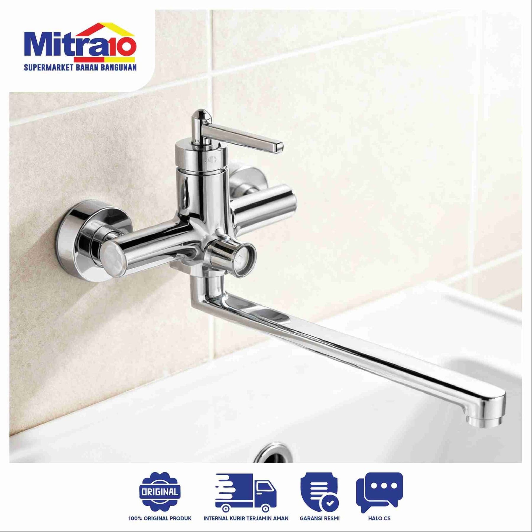 Kran Mixer Panas Dingin Ceramax 50253-823A Chrome