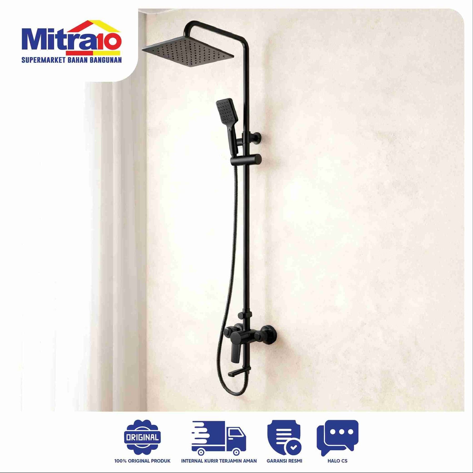 Shower Column Set Ceramax 282P42-545 Black