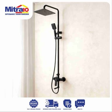 Shower Column Set Ceramax 282P42-545 Black