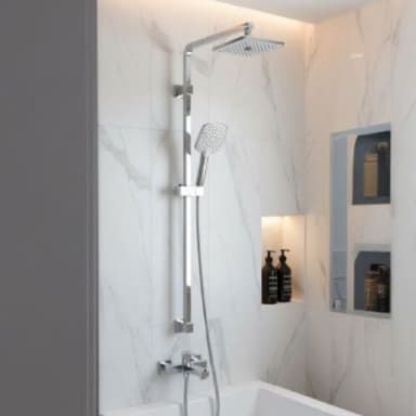 Shower Rail Ceramax SANJI F20201 Chrome