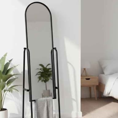 Standing Mirror Adjustable Ceramax FUJI Hitam