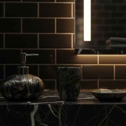 Tempat Kumur Ceramax Bould HS2428M-B BLack