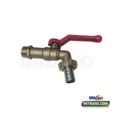 Fluid Kran Tembok YL637 Brass Merah