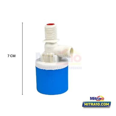 Fluid Pelampung Tangki Air Horizontal FV-1001 3/4 Inch 10cm x 9cm x 7cm Putih