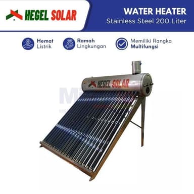 Hegel Water Heater Solar Tenaga Surya 200 L