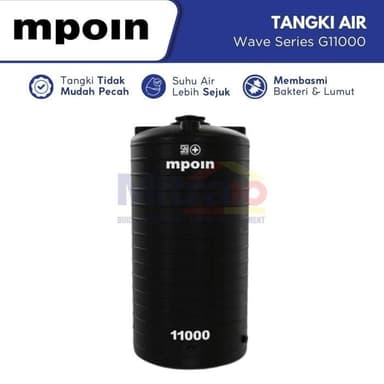 Mpoin Tangki Air Wave Series G11000 11000 L Hitam