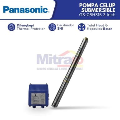 Panasonic Pompa Celup Submersible GS-05H315 3 Inch