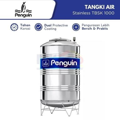 Penguin Tangki Air Stainless TBSK Kapasitas 1.000 L