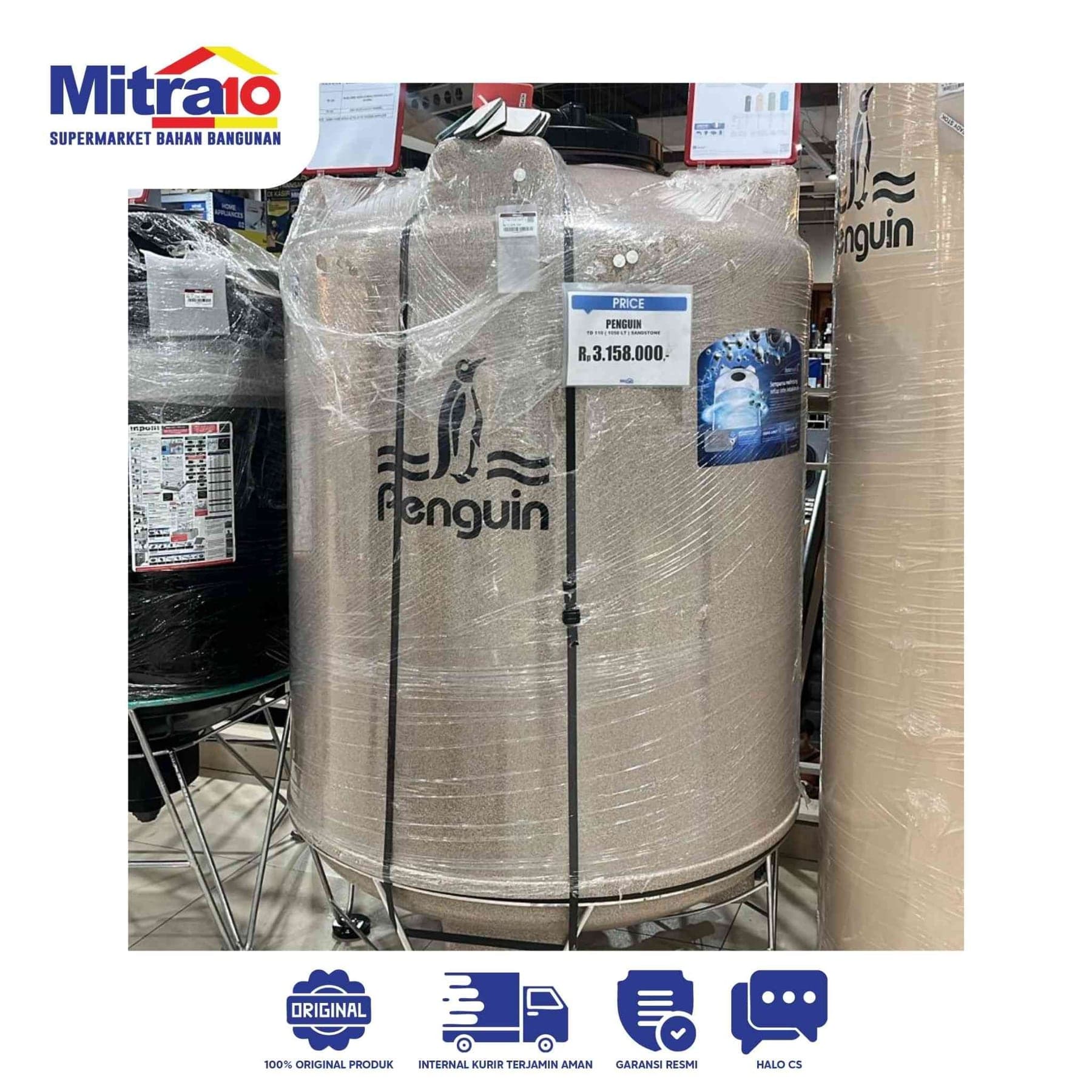 Penguin Tangki Air TD60 600L Hitam