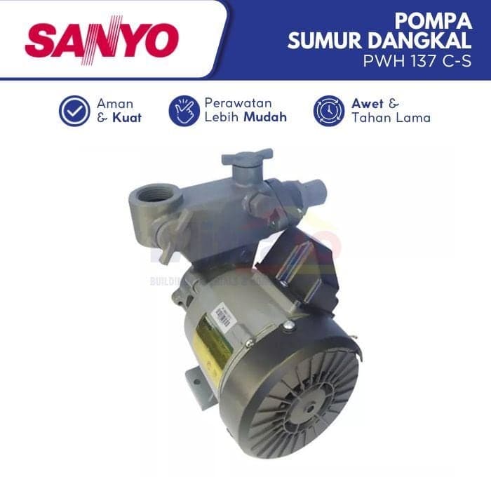 Sanyo Pompa Sumur Dangkal PWH 137 C-S
