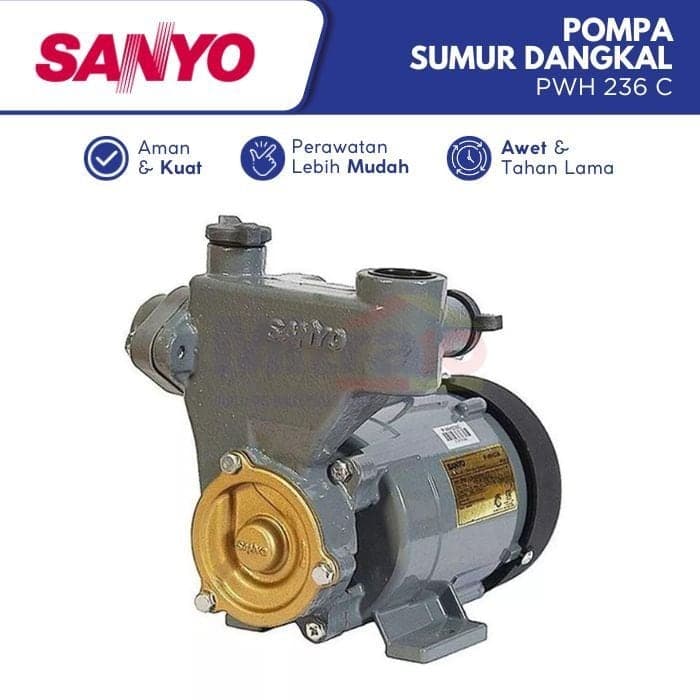 Sanyo Pompa Sumur Dangkal PWH 236 C