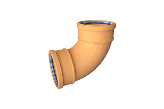 110mm Drainage Bend Double Socket 87.5 Degree