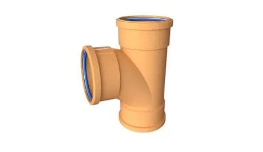 110mm Drainage Equal Junction Triple Socket 87.5 Degree