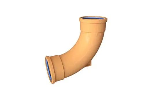 110mm Drainage Rest Bend Double Socket 87.5 Degree
