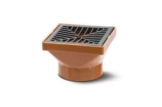 110mm Drainage Square Hopper and Grid