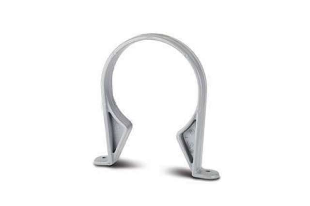110mm Soil Pipe Saddle Clip Grey (5/Pack)