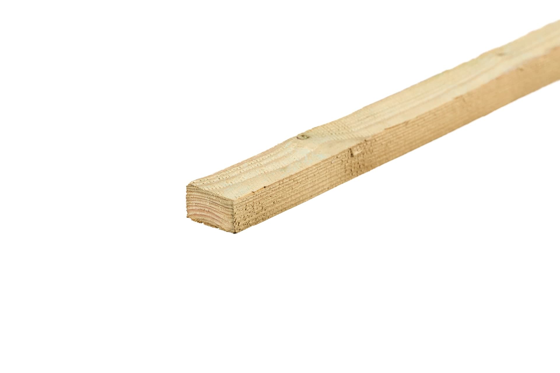 19mm x 38mm Sawn Treated Timber Batten (1.5" x 0.75") 4.8m