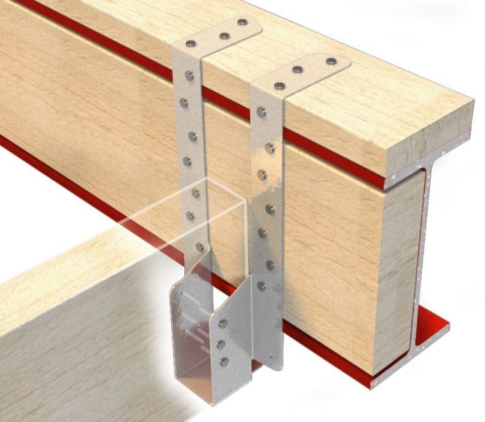 47mm x 479mm Long Leg Timber to Timber Jiffy Joist Hanger