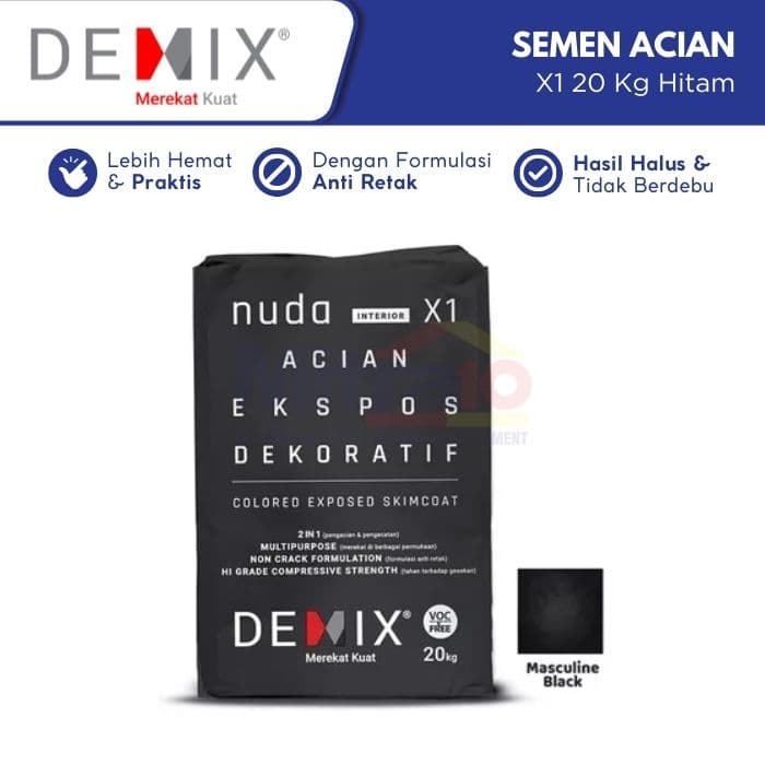 Demix Semen Acian X1 20 Kg Hitam