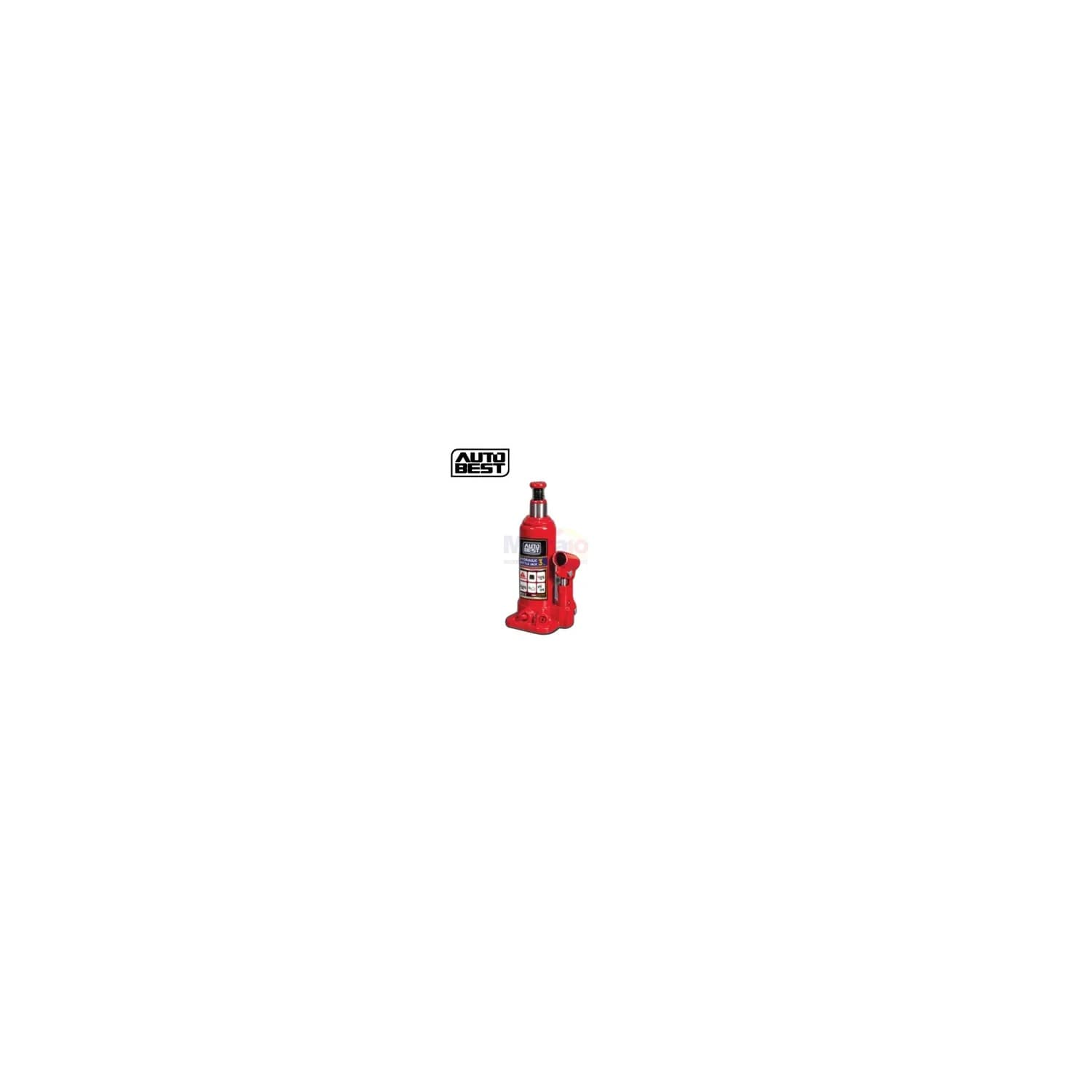 Autobest Dongkrak Jenis Botol T90304S Kapasitas 3 Ton Merah
