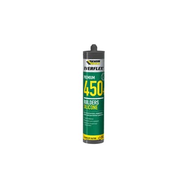 Everbuild Premium+ 450 Builders Silicone Brown 300ml