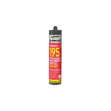 Everbuild Siliconised Acrylic Sealant White 300ml