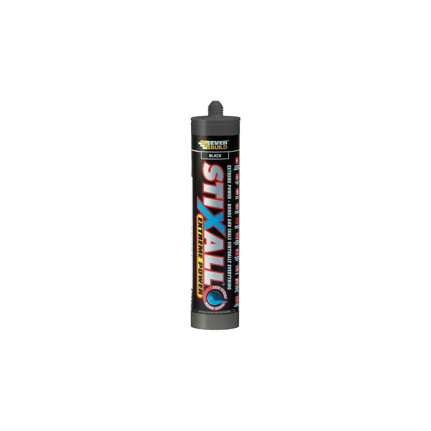Everbuild Stixall Adhesive & Sealant Black 290ml