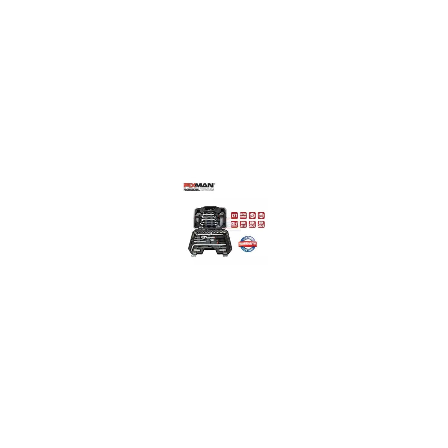 Fixman 1 Set Alat Perkakas Socket BT70 1/4 Inch (70 Pcs)
