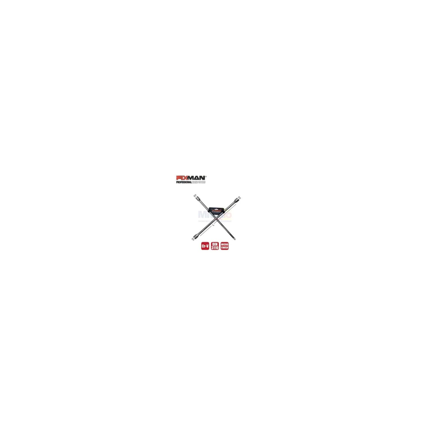 Fixman B1051 17X19X21X1/2 Inc Dr. Cross Rim Wrench