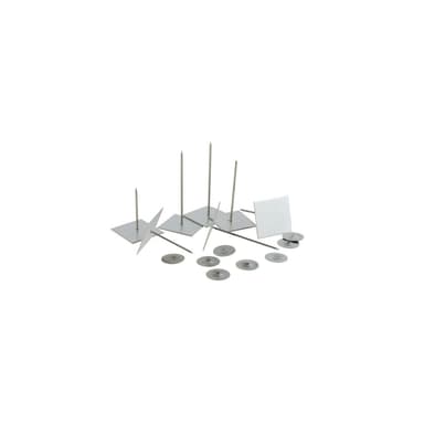 203mm Self Adhesive Stick Pins c/w Washer (250/Box)