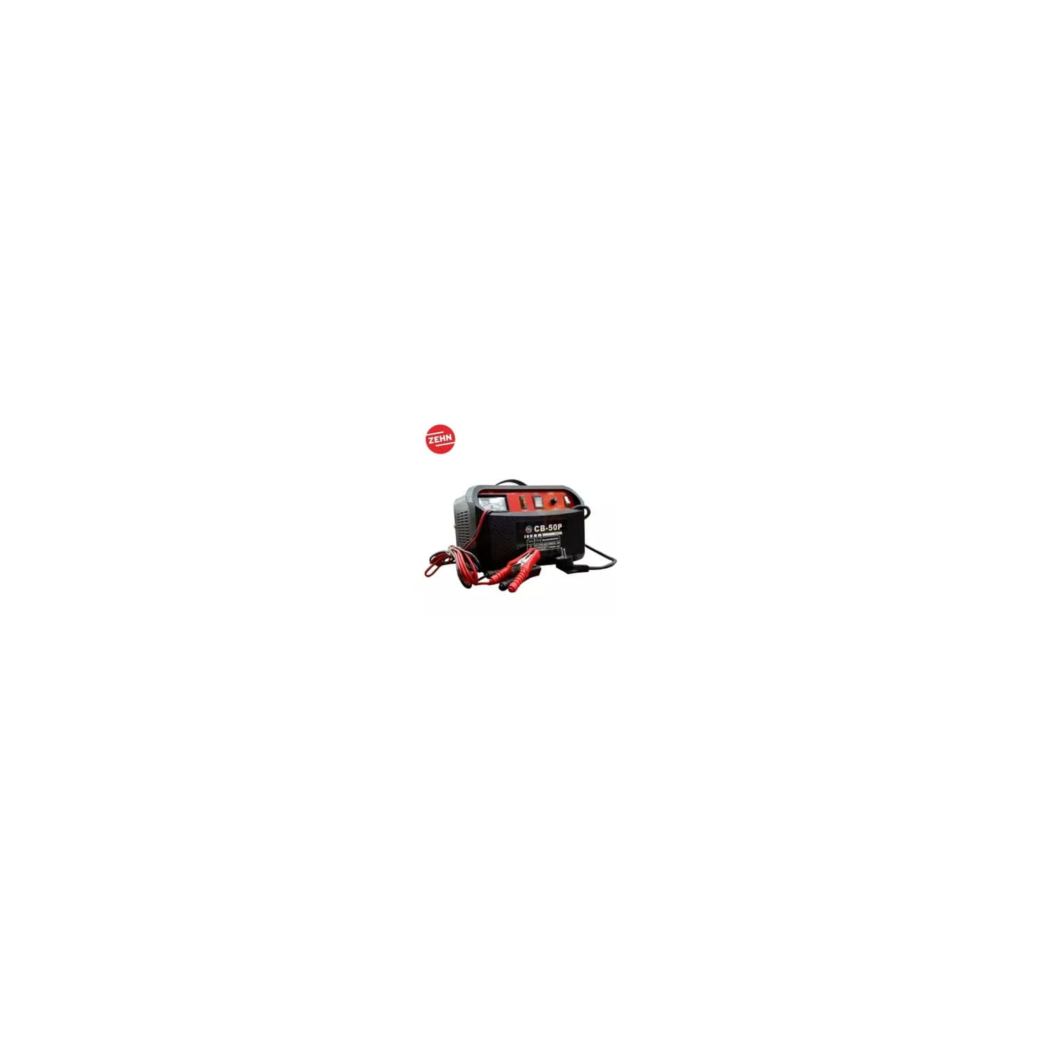 Zehn Charger Aki CB-50 Kapasitas 400 W Hitam-Merah