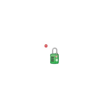 Zehn Gembok 20989Gr 23Mm Green Tsa Combo Padlock