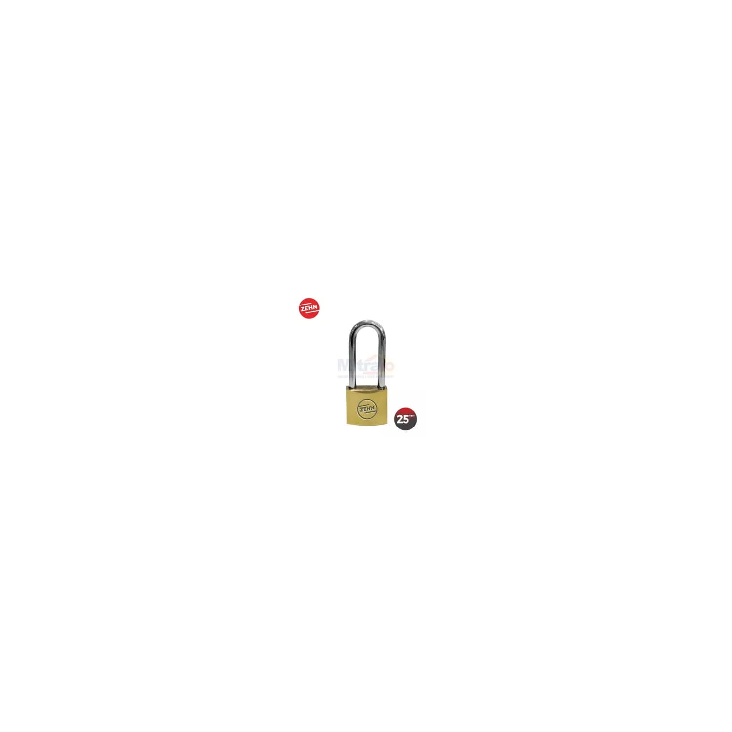 Zehn Gembok 305-25L 25Mm Long Shackle Iron Padlock
