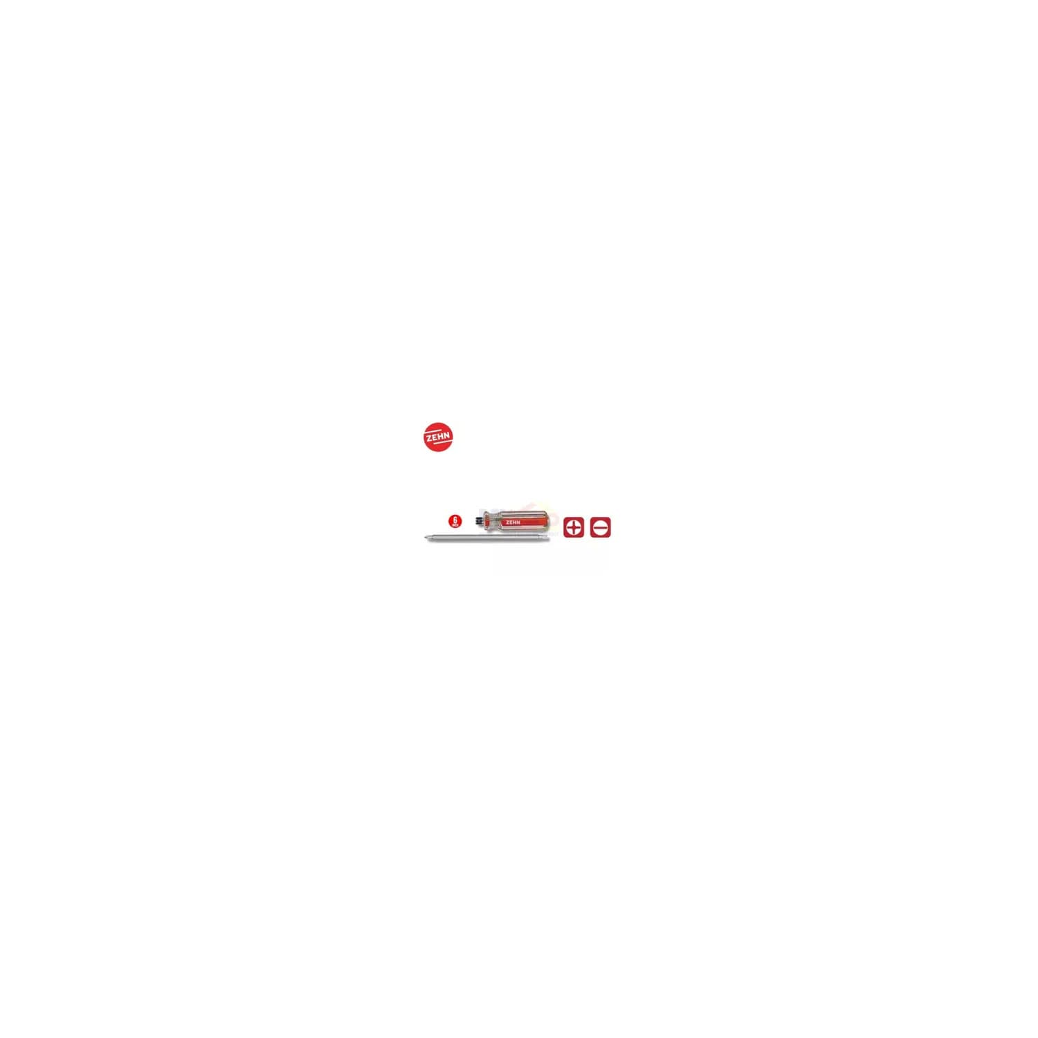 Zehn Obeng 03 6 Inch Bening-Merah