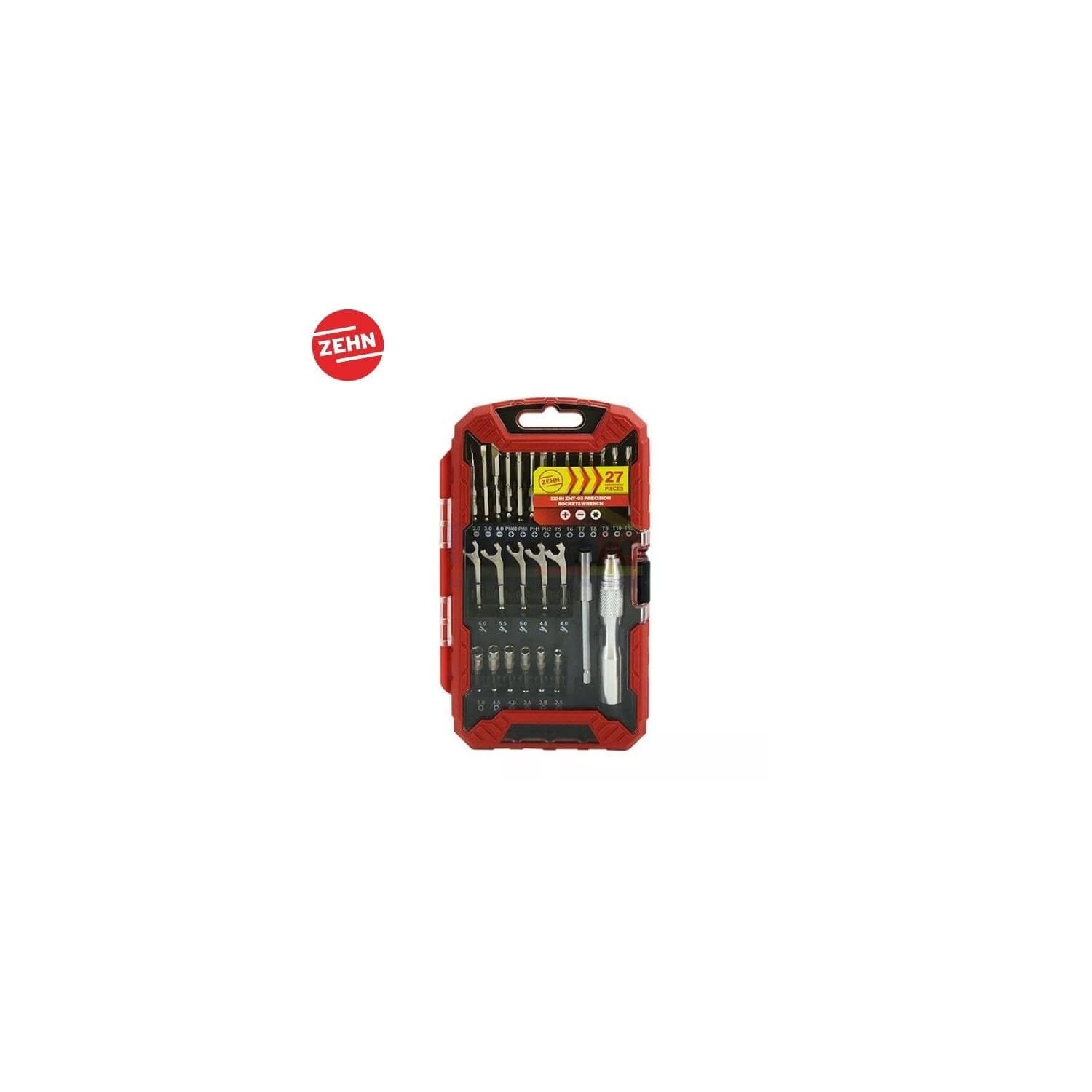 Zehn Satu Set Obeng Mini + Kunci Pas ZMT-03 (27 Pcs)