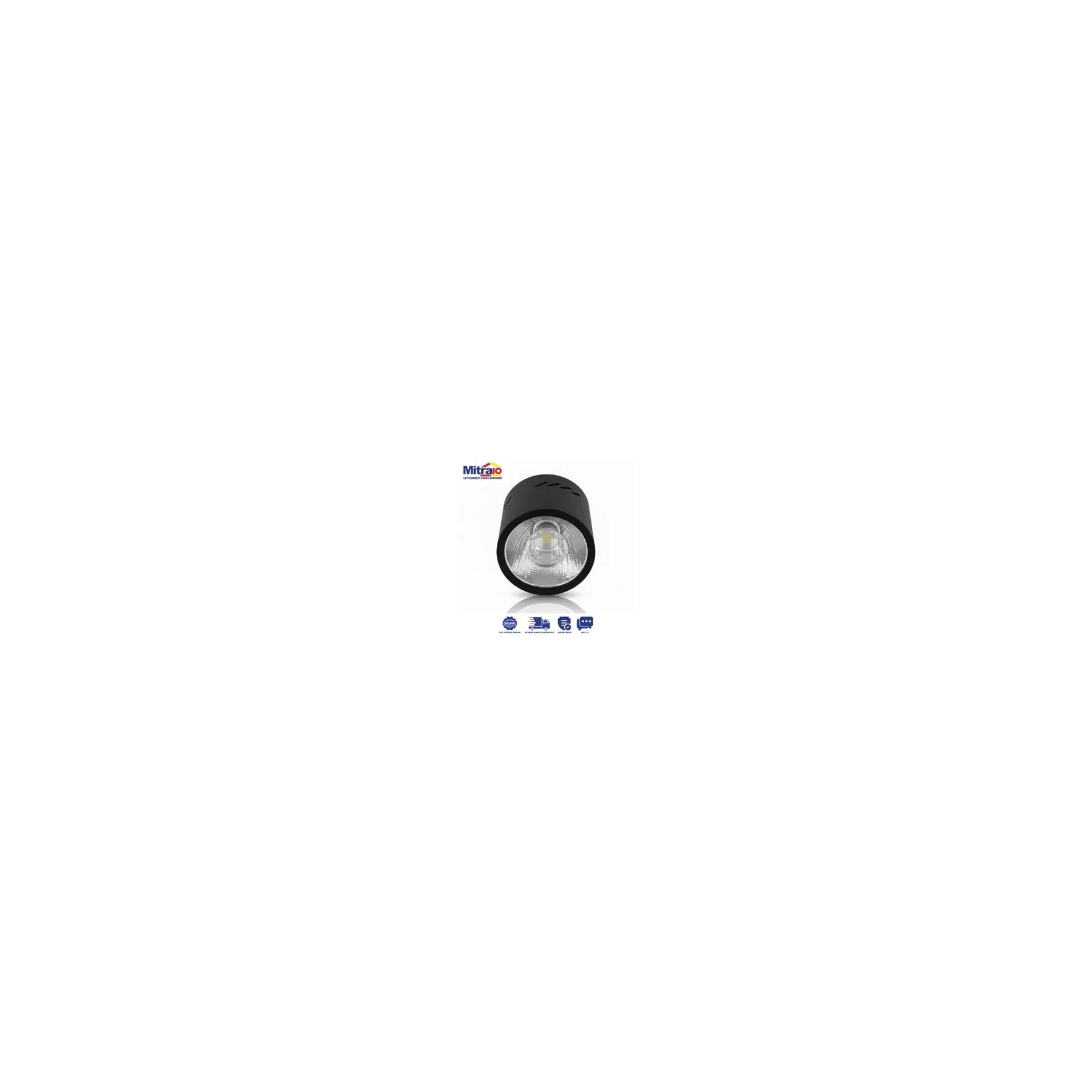 Downlight Outbow Durevole DE05001 (E27) 5 inch Hitam visual 2