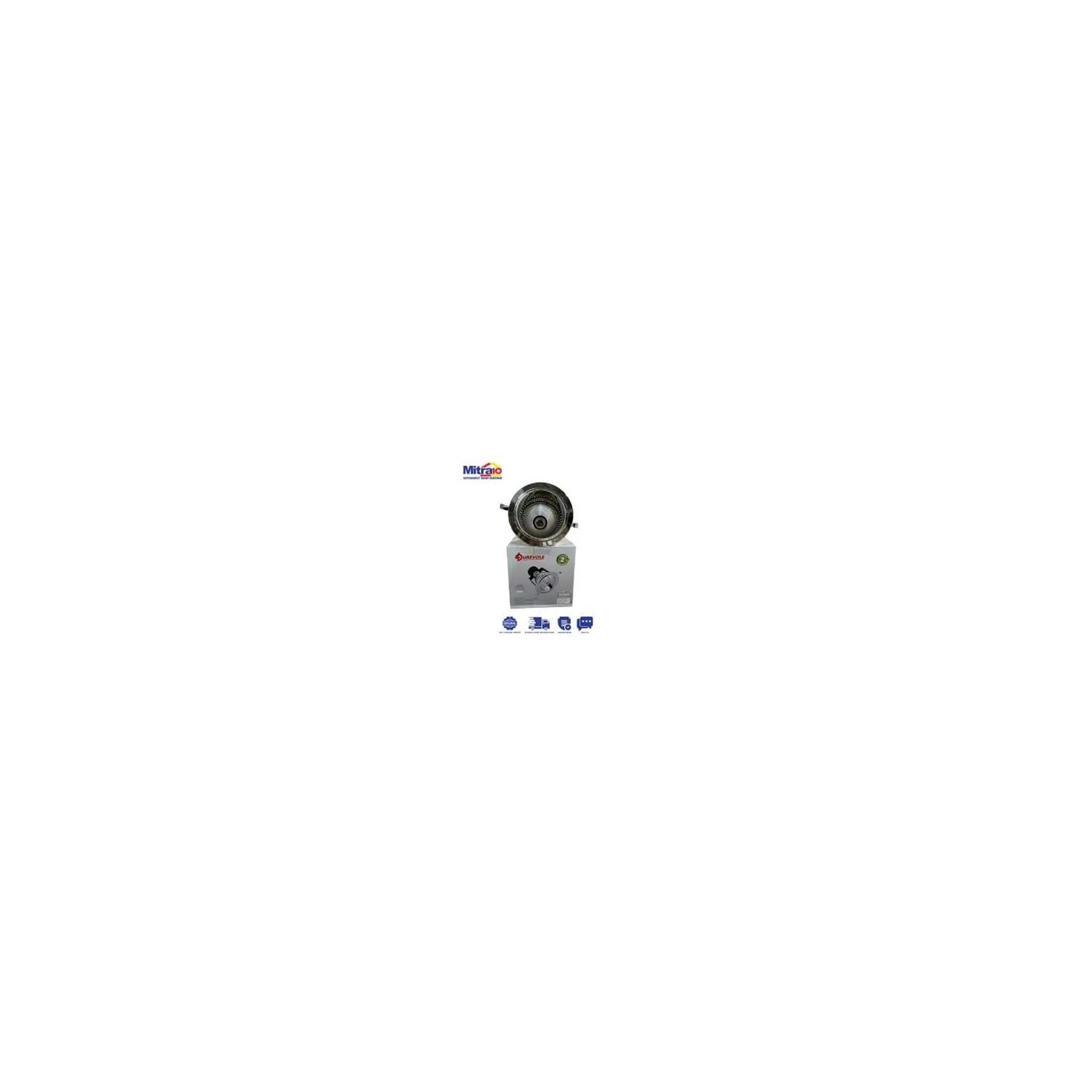 Durevole Lampu Downlight DA0501 L2 E27 Chrome 5 Inch visual 2