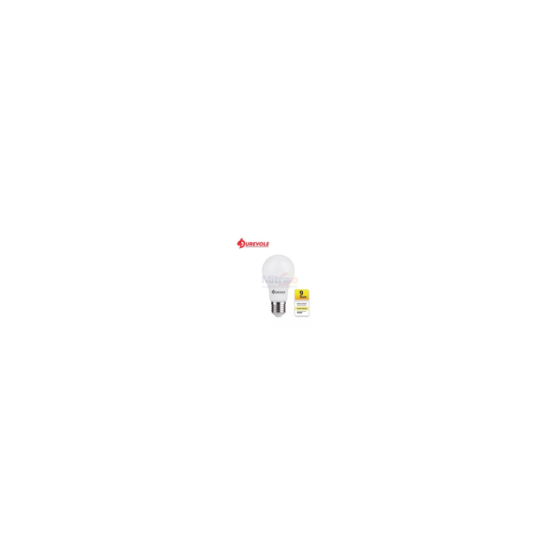 Durevole Lampu Led A3-3-KD3 9 W Putih Natural visual 2