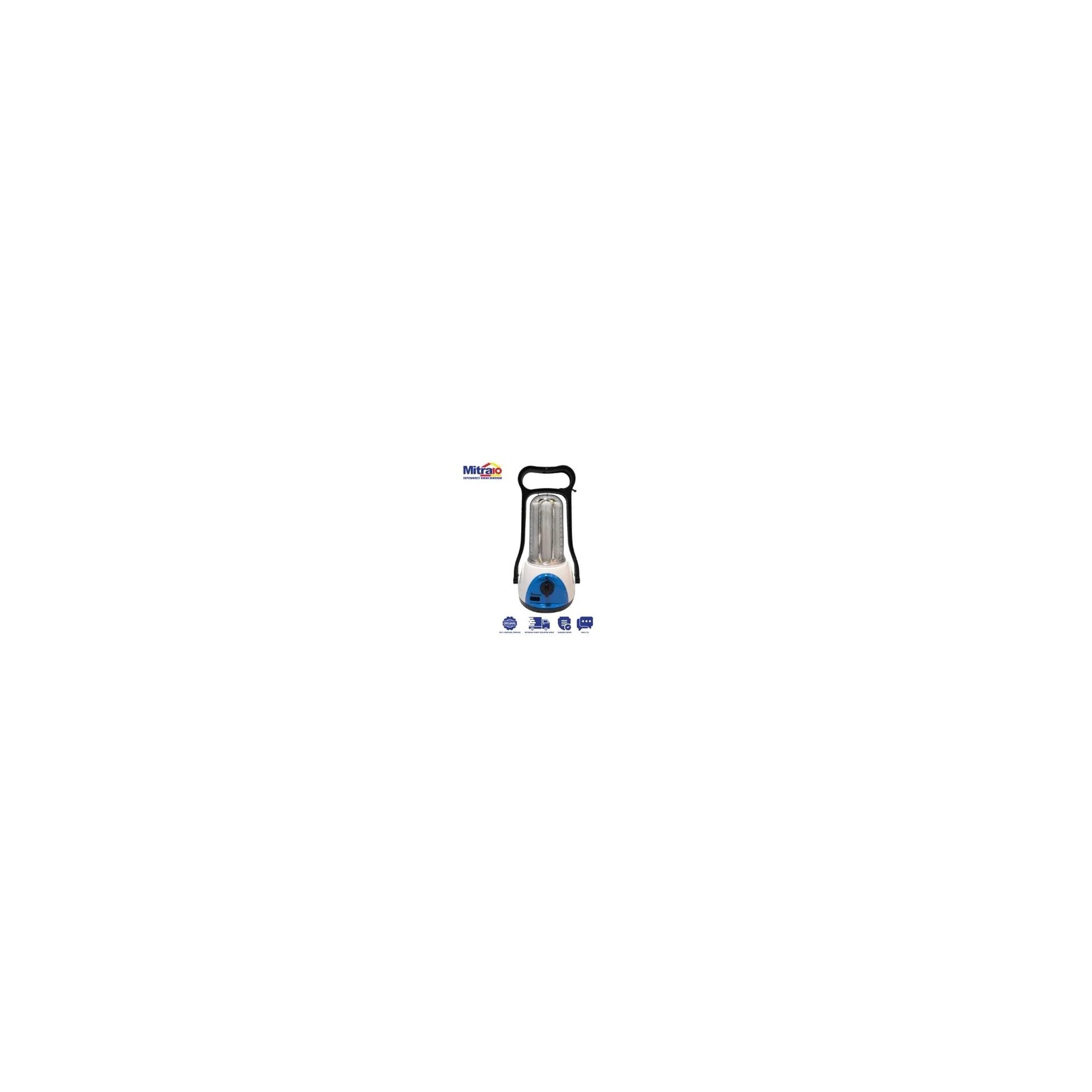 Lampu Emergency LED Durevole KN-6870LA Biru visual 2