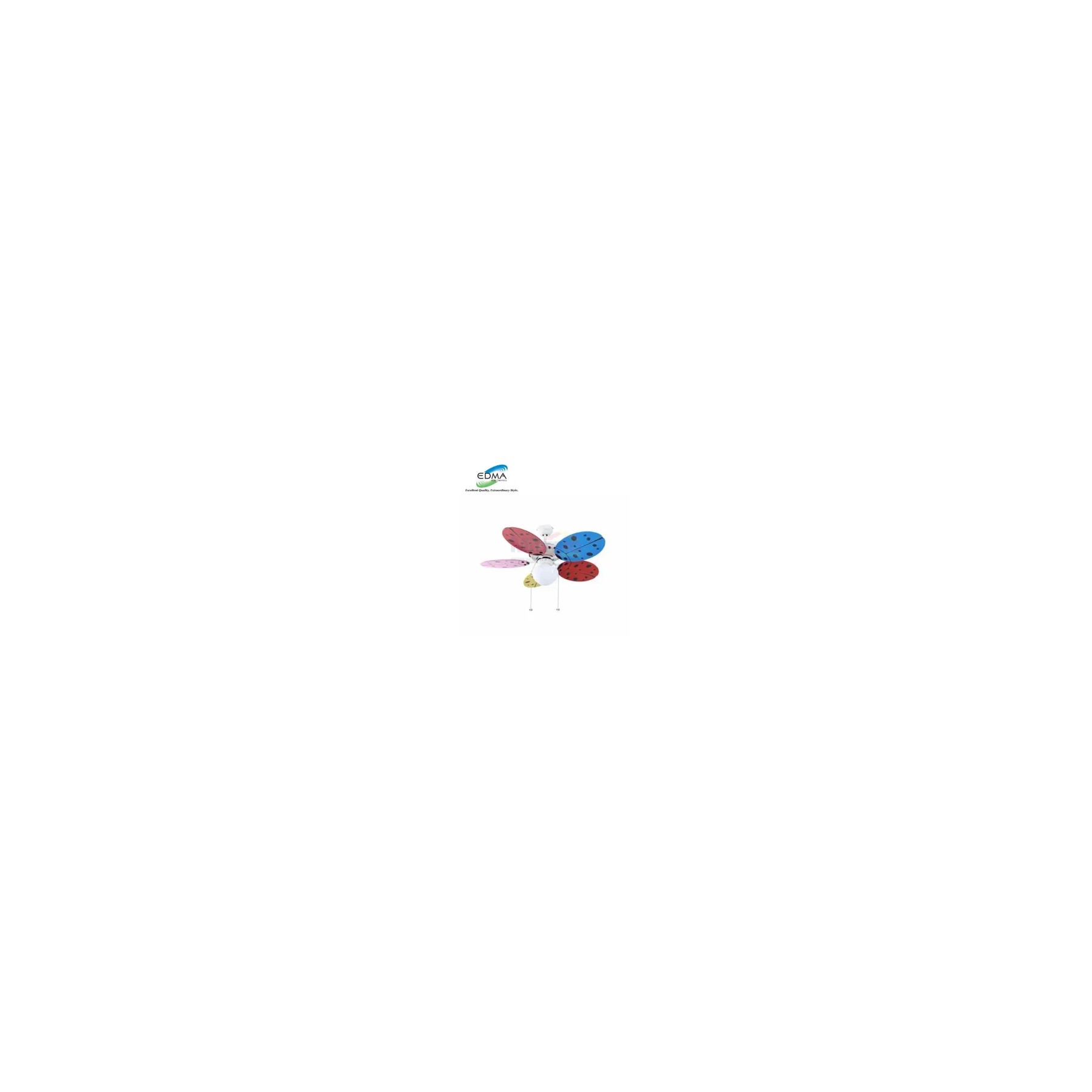 Edma Kipas Angin Gantung Lady Bird Fullcolor 42 Inch visual 2