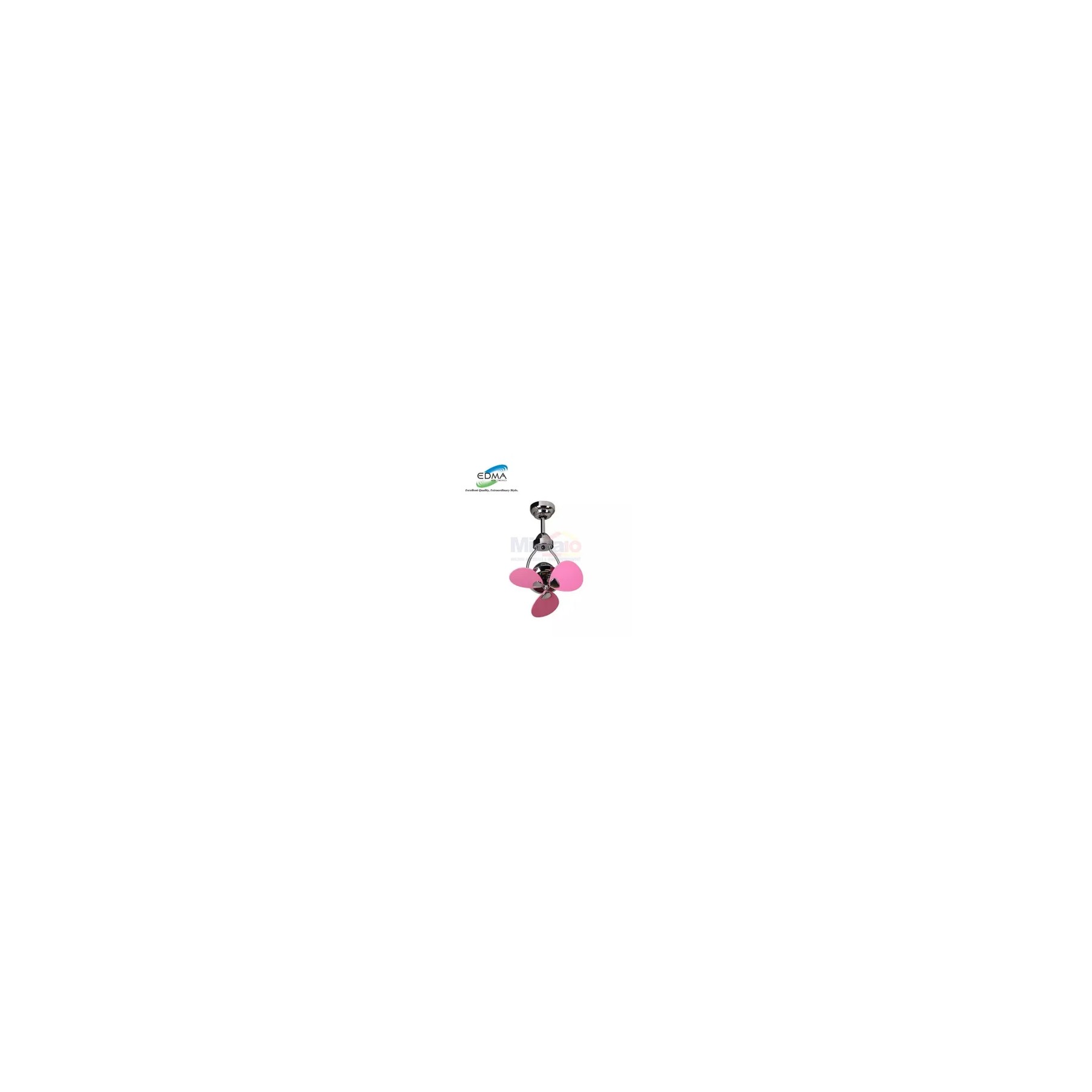 Edma Kipas Angin Gantung Mini Chrome-pink 15 Inch visual 2