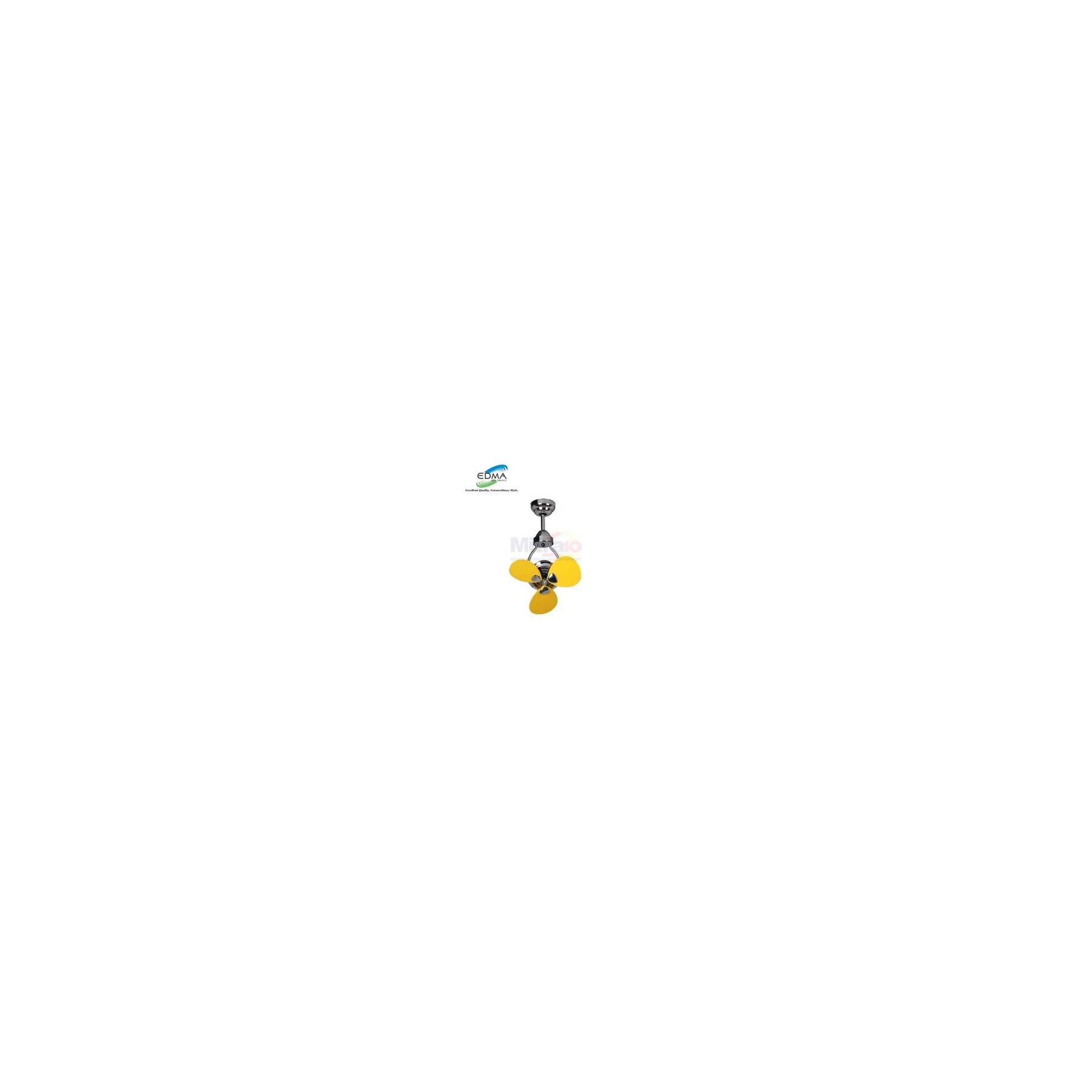 Edma Kipas Angin Gantung Mini Chrome-yellow 15 Inch visual 2