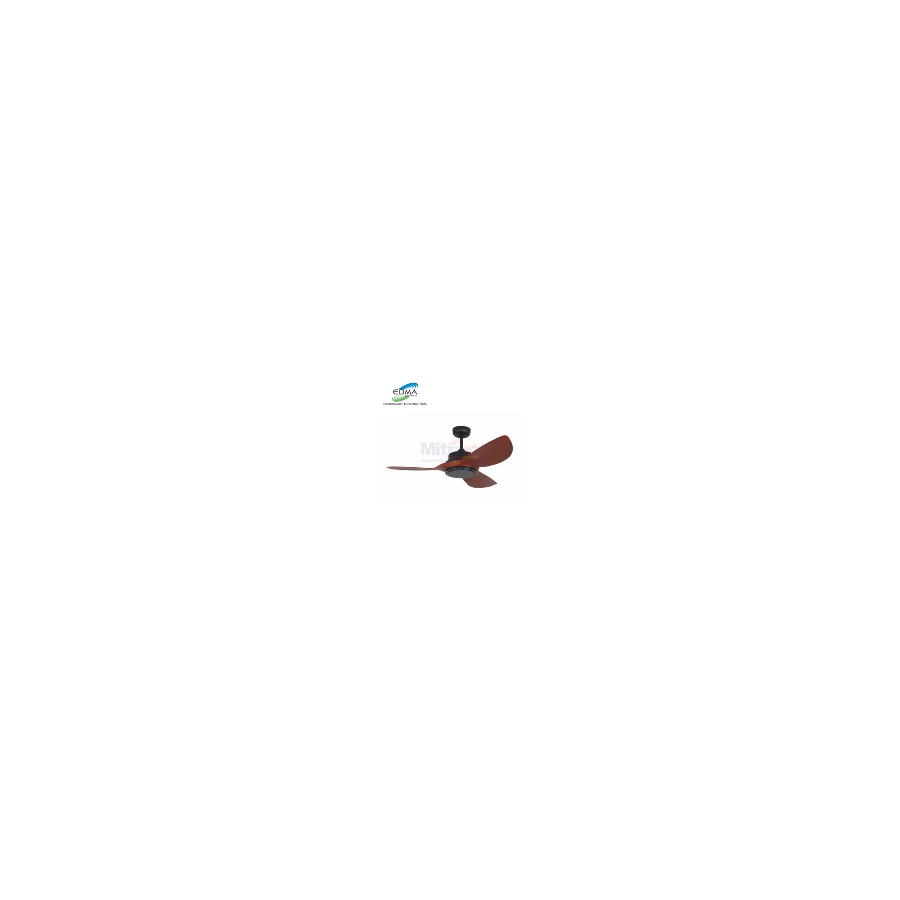 Edma Kipas Angin Gantung Regatta Dc Cocoa Bamboo 42 Inch visual 2