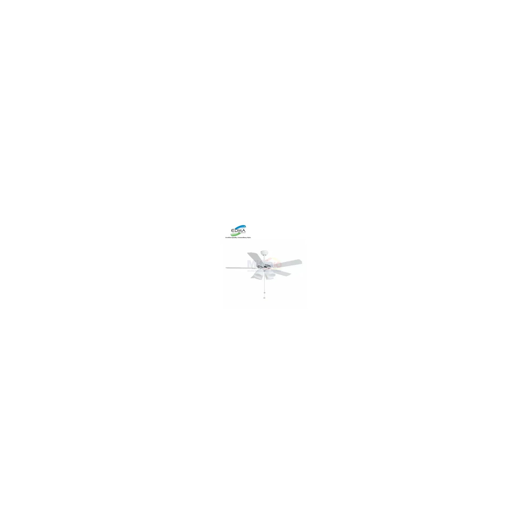 Edma Kipas Angin Gantung Royal Plus Wh 52 Inch visual 2