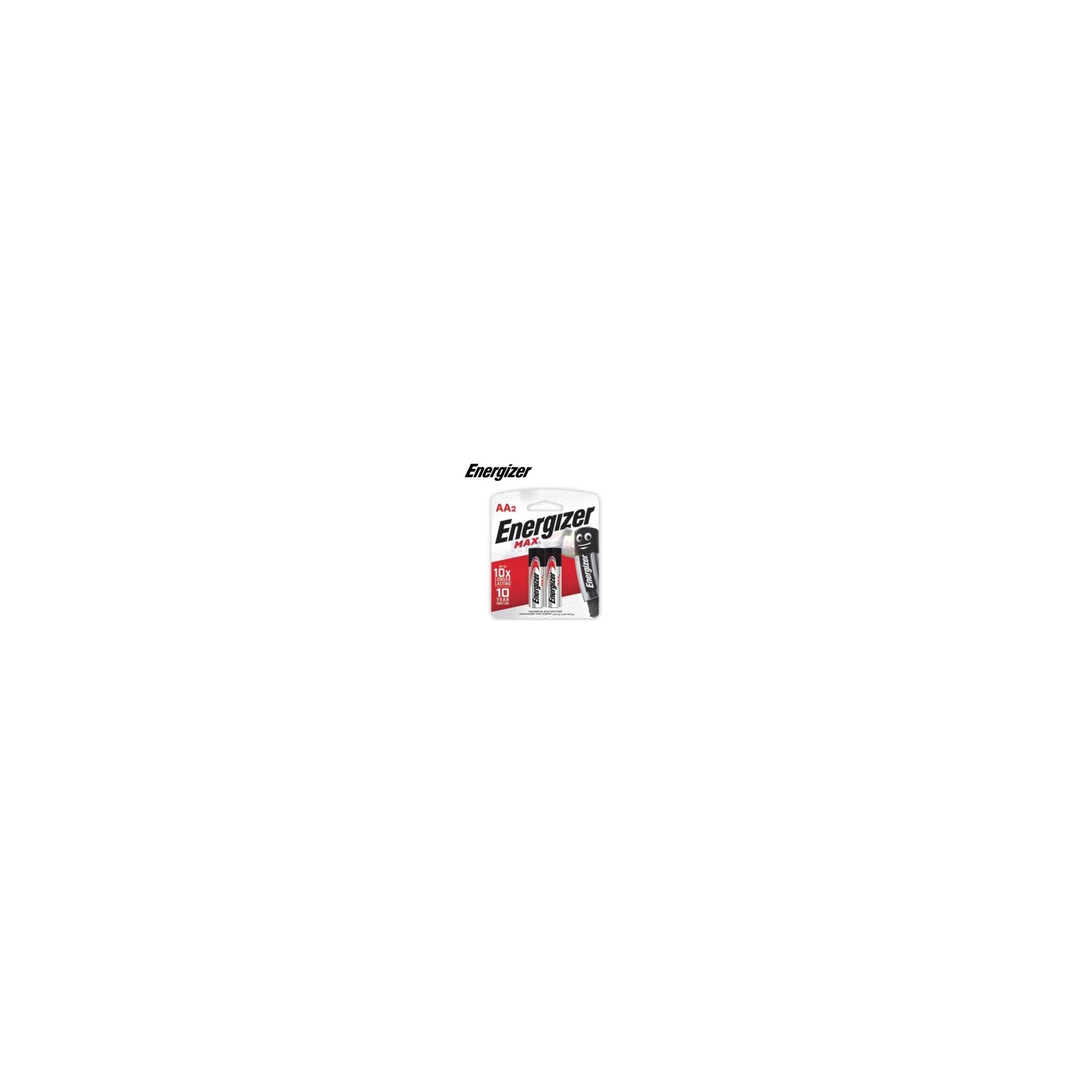 Energizer Batterai Type AA BP02 E91 Hitam (2 Pcs) visual 2
