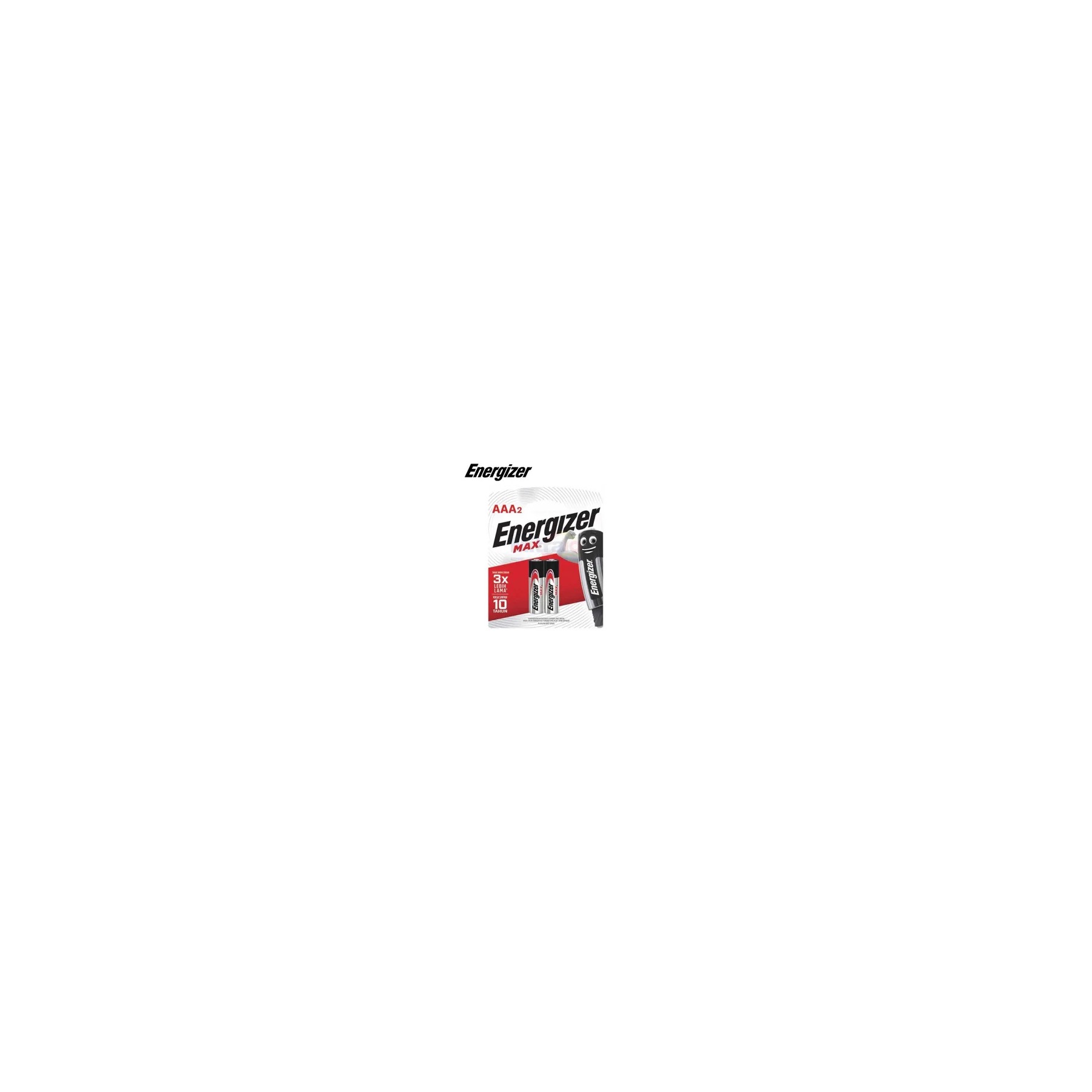 Energizer Batterai Type AA BP02 E92 Hitam (2 Pcs) visual 2