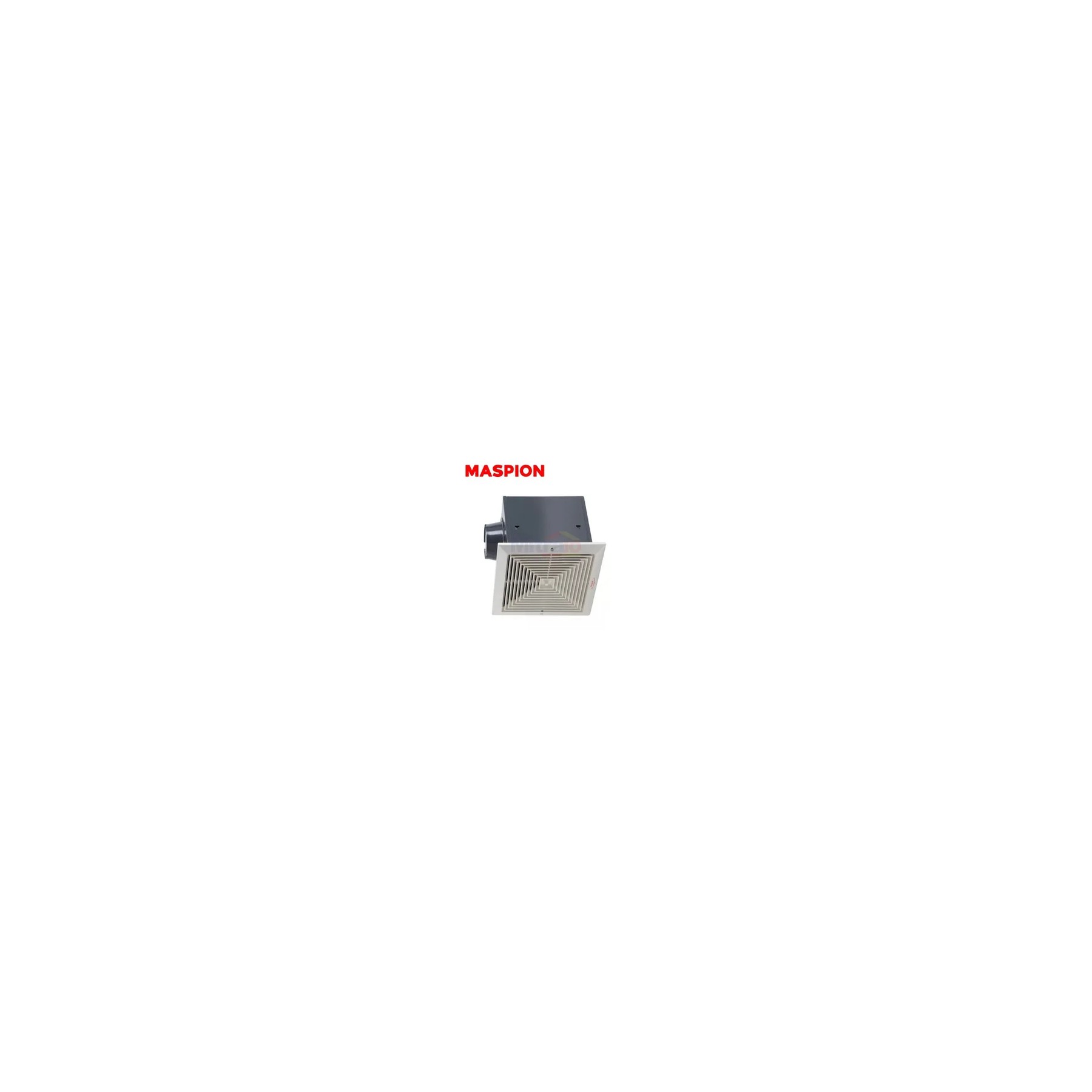 Maspion Exhaust Fan Plafon MV-18EX 18 cm Putih visual 2