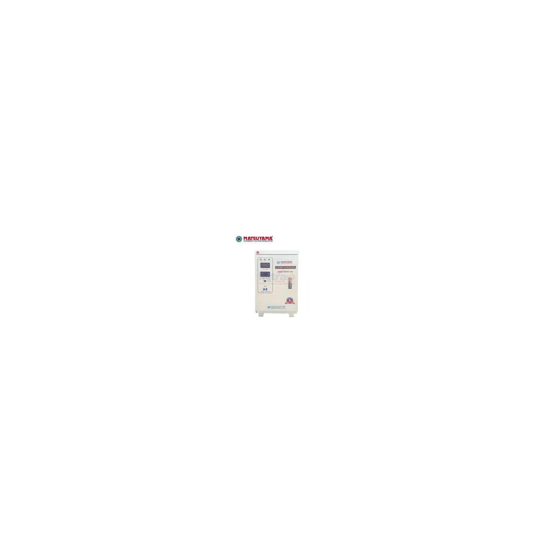 Matsuyama Stabilizer AVR-SKD-7.5 Kapasitas 7500 VA visual 2