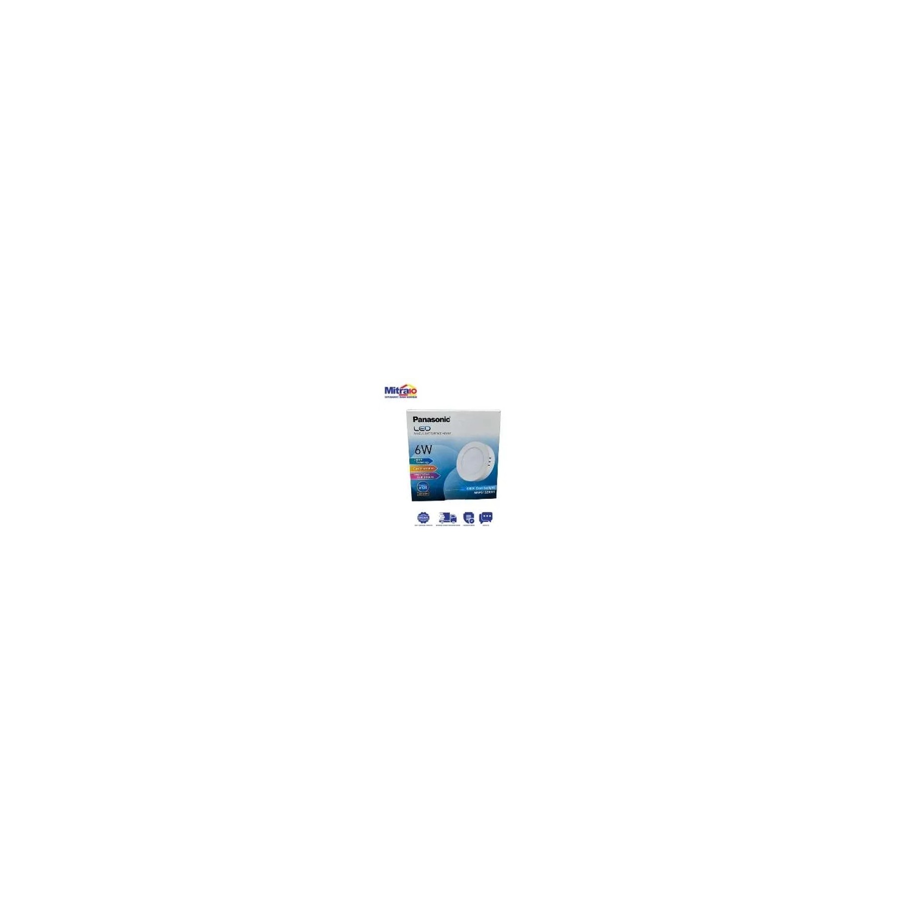 Panasonic Led Panel Outbow NNP51320031 Cool Daylight 6 W visual 2